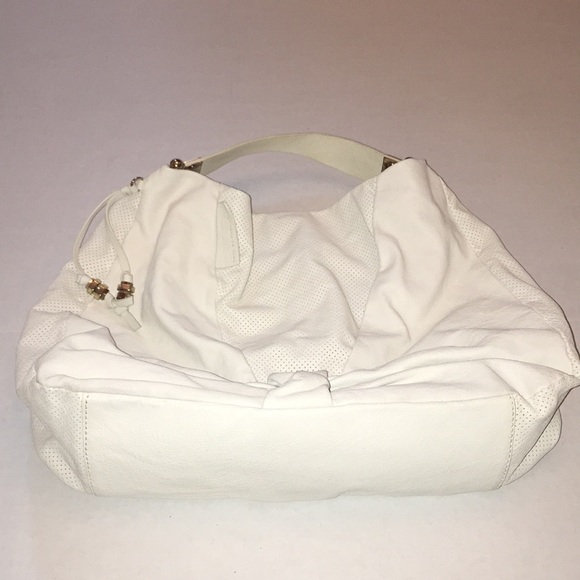 MARC BY MARC JACOBS White Leather Hobo